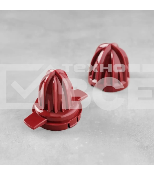 Соковыжималка цитрусовая Scarlett SC-JE50C08 25Вт рез.сок.:1200мл. красный/белый