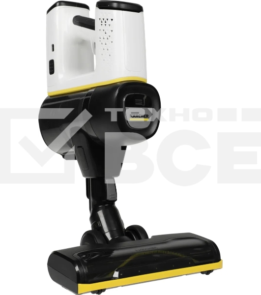 Пылесос вертикальный/ручной Karcher VC 6 Cordless ourFamily Car черный/белый, питание от аккумулятора, 250 Вт, уборка сухая, пылесборник 0.8 л, работа от АКБ max 50 мин