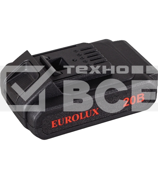 Дрель-шуруповерт Eurolux ДА-20/2Li, Аккумуляторная, 20В