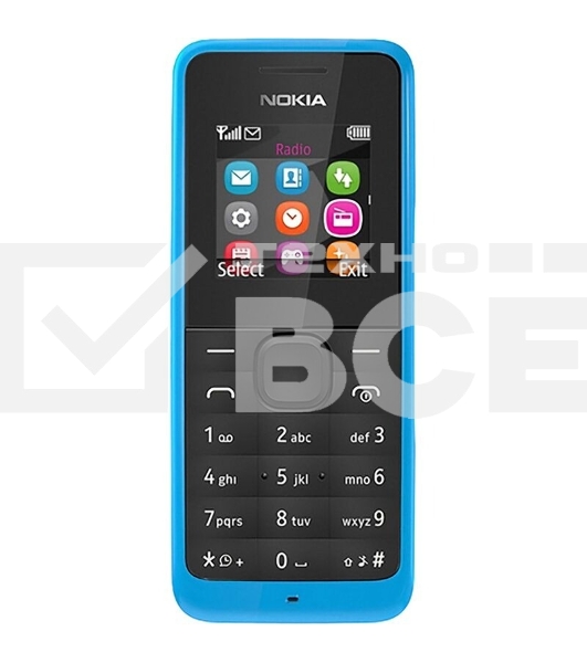 Мобильный телефон NOKIA 108 TA-1627 DS EAC синий