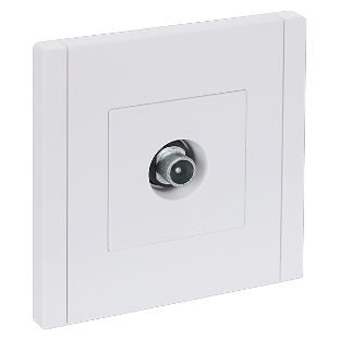 Розетка TV проходная IEK FORTE&PIANO FP229 белый