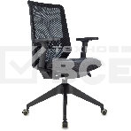 Кресло офисное Бюрократ MC-W611NL серый TW-04 38-417 сетка/ткань, крестов.4-луч. пластик пластик, фото 1