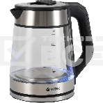 Чайник Vitek VT-1176 черный 2200W 1.7л, фото3