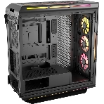 Корпус без блока питания Case Corsair iCUE LINK 5000T LX RGB, Midi-Tower, TG, 3x120мм RGB, 4xUSB-A 3.2, 1xUSB 3.2 Type-C, E-ATX, ATX, mATX, mITX Black, фото7