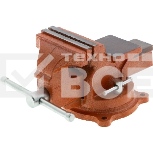 Тиски слесарные Sparta 100мм поворотные с наковальней