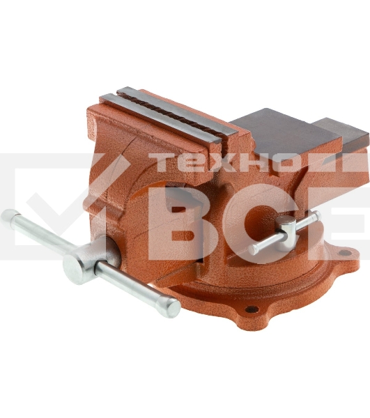 Тиски слесарные Sparta 100мм поворотные с наковальней