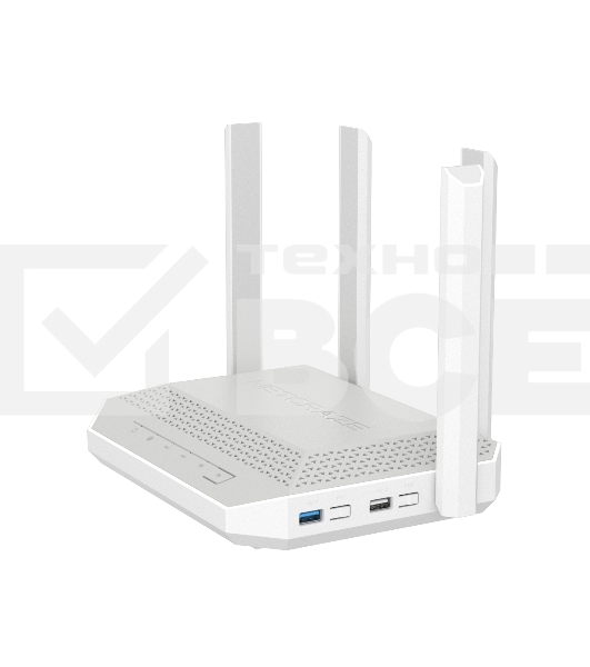 Мультигигабитный интернет-центр Netcraze Giga (NC-1012) с Mesh Wi-Fi 6 AX3000, Smart-коммутатором 1×2.5G/SFP и 4×1G, многофункциональными портами USB 3.0 и 2.0