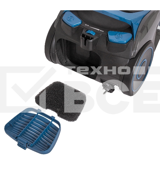 Пылесос Supra VCS-2400 2400Вт серый/синий