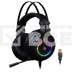 Гарнитура проводная с микрофоном A4 Bloody G528C черный 1.8м мониторы USB оголовье (G528C), фото 1