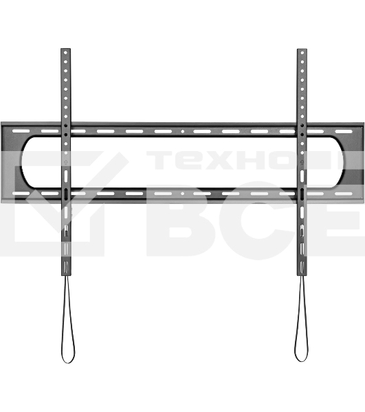 Кронштейн для телевизора Ultramounts UM825F черный 60'-120' макс.120кг настенный фиксированный