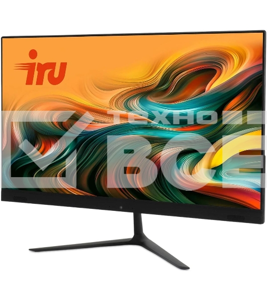 Моноблок IRU P231 23.8' Full HD PS N100 (1.2) 8Gb SSD 256Gb noOS GbitEth WiFi BT 120W Cam черный 1920x1080