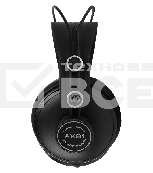 Проводные наушники Axelvox AX81 черный, полноформатные