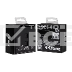 Розетка Kranz STRONG компьютерная двойная RJ45+RJ45 кат6 с/у антрацит, фото5