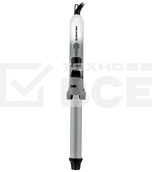 Щипцы для завивки волос BRAYER BR3211 серый, 32 мм, 200 °C, 6 режимов