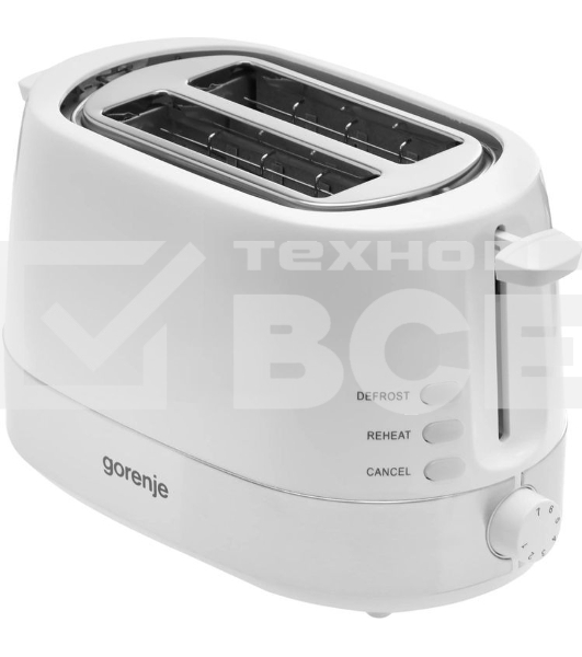 Тостер Gorenje T850WE 720 Вт, белый