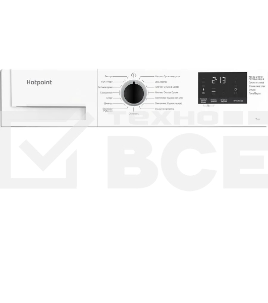 Сушильная машина Hotpoint DSH 725 H кл.энер.:A++ макс.загр.:7кг белый