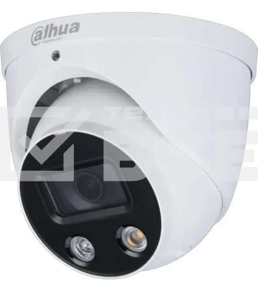 Камера видеонаблюдения IP Dahua DH-IPC-HDW3449HP-AS-PV-0360B-S5 3.6-3.6мм цв. корп.:белый/черный (DH-IPC-HDW3449HP-AS-PV-0360B)