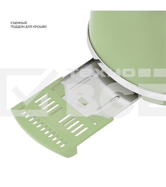 Тостер Galaxy Line GL 2911, райская олива, металл, 900 Вт, 6 степеней поджарки