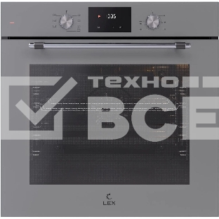 Электрический духовой шкаф LEX EDP 671 GR MAX, встраиваемый, серый