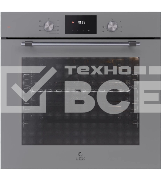Электрический духовой шкаф LEX EDP 671 GR MAX, встраиваемый, серый
