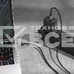 Кабель Hoco Spear X86 TYPE-C TO TYPE-C USB Type-C (m)-USB Type-C (m) 1м черный коробка, фото3