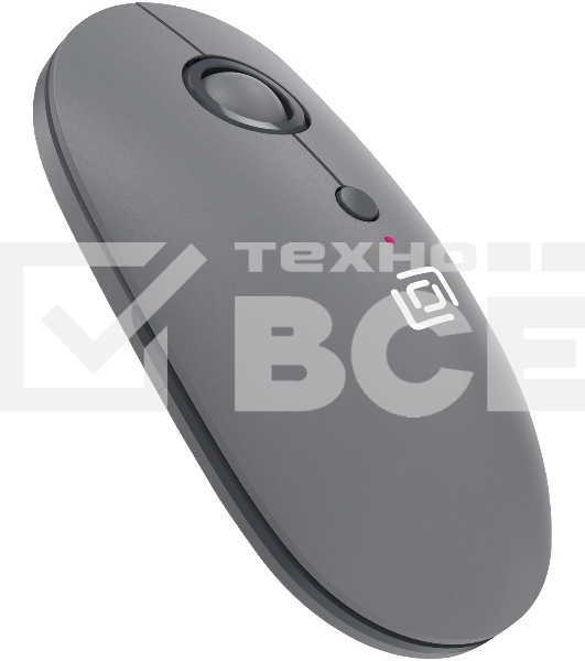 Мышь беспроводная Oklick 409MW графитовый, 1600 dpi, радиоканал, Bluetooth, USB, кнопки - 4