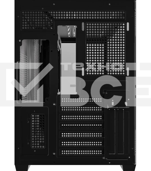 Компьютерный корпус Accord ACC-ZA06B черный без БП ATX 3x120mm 1xUSB2.0 1xUSB3.0 1xUSB3.1 audio