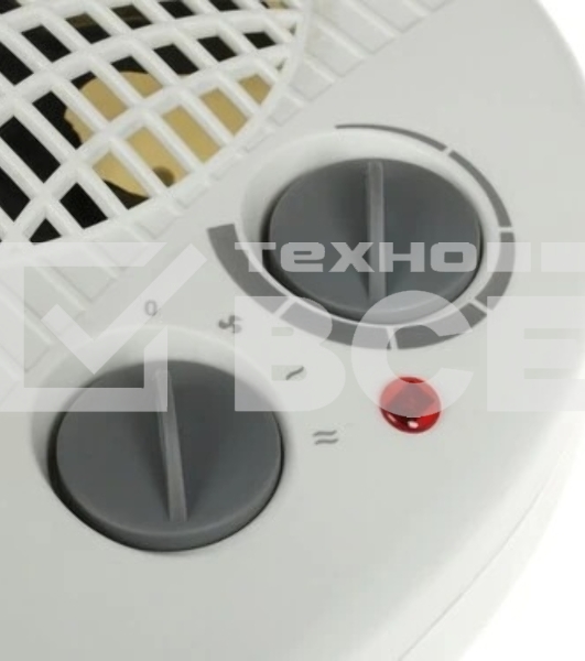Тепловентилятор Maxwell MW-3456(W), белый, 1000/2000 Вт, 20 м2, термостат