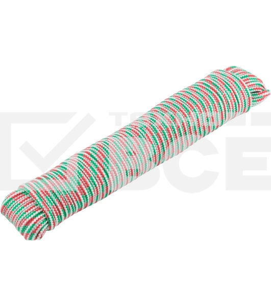 Шнур Fit 68471 полипропиленовый с сердечником 5 мм х 20 м, р/н= 240 кгс