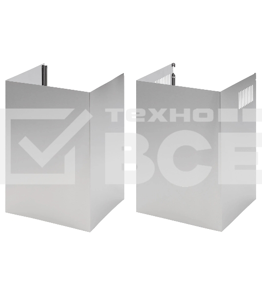 Вытяжка каминная KRONA Franziska 600 Inox S нержавеющая сталь, 59.5 см, 1300 куб. м/ч, 56 дБ