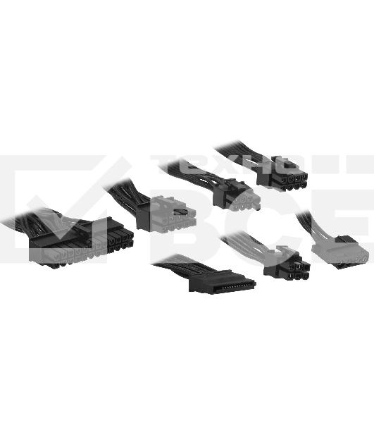 Блок питания Ocypus Gaммa P550 BK (Gaммa-P550-W1HDBK024X-EU), 550Вт, 80 PLUS, 120мм, черный