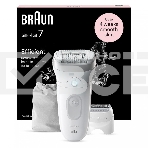 Эпилятор BRAUN SE7-041 белый/серебристый, фото3
