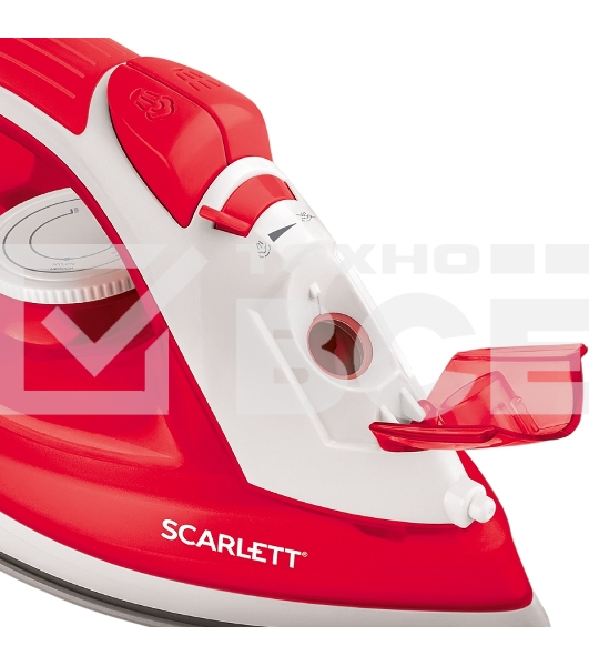 Утюг Scarlett SC-SI30P15 красный, 2000 Вт