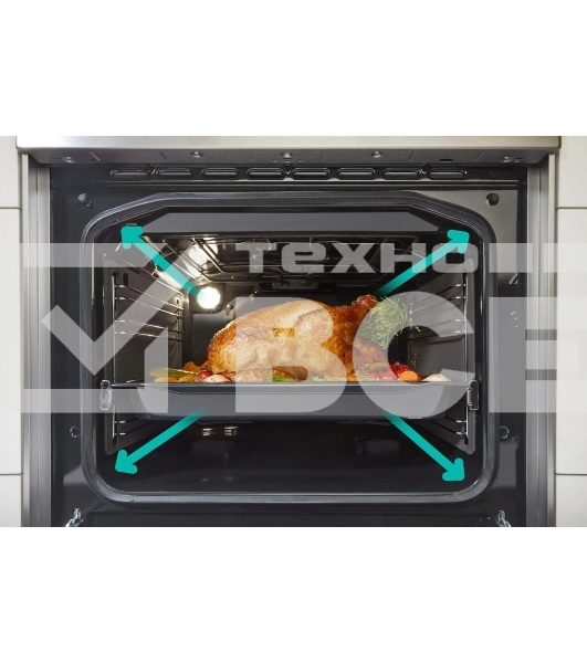 Плита электрическая Gorenje GEC5C41SG серый, конфорок 4 электрических, духовка 70 л, 50 см x 85 см x 59.4 см (без крышки)