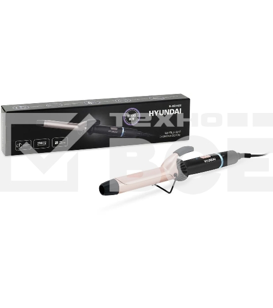 Щипцы для завивки волос Hyundai H-HS1422 черный, 25 мм, 200 °C, 6 режимов