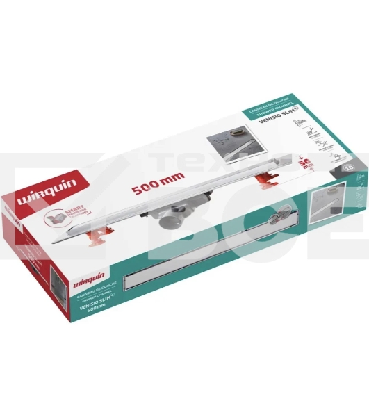 Трап линейный WIRQUIN VENISIO SLIM L700 мм сухой затвор