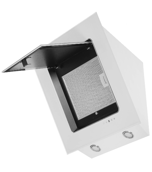 Вытяжка наклонная Elikor Оникс 60П-1000-Е4Д белый, 60 см, 1000 куб. м/ч, 54 дБ