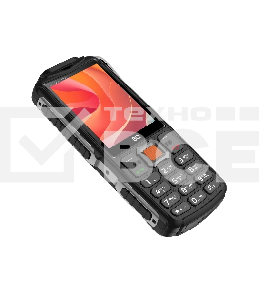 Мобильный телефон BQ 2830L Tank Connect Max черный/серый