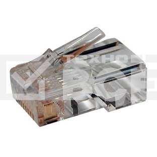 Коннектор LAN RJ-45 (8P8C), категория 5E. В упаковке 100 шт.
