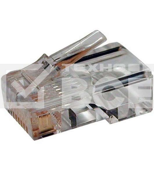 Коннектор LAN RJ-45 (8P8C), категория 5E. В упаковке 100 шт.