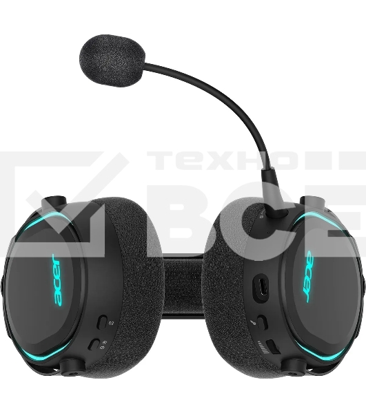 Наушники с микрофоном Acer OHR303 черный мониторные BT/Radio оголовье (ZL.HDSEE.009)