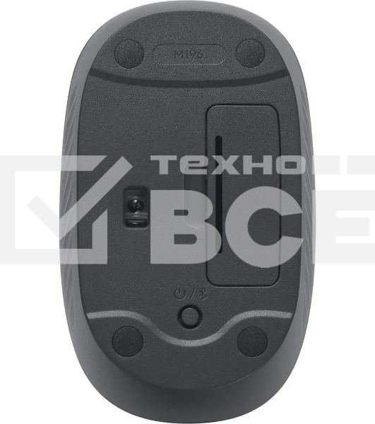 Мышь беспроводная Logitech M196 графитовый, 1000 dpi, Bluetooth, кнопки - 3