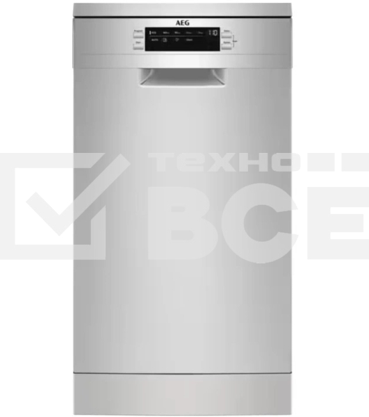 Посудомоечная машина AEG FFB73527ZM нержавеющая сталь (узкая)