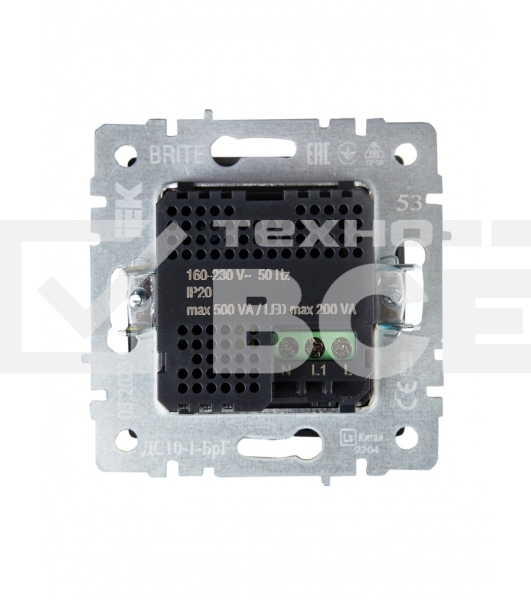 Датчик движения IEK BRITE ДС10-1-БрГ BASE графит