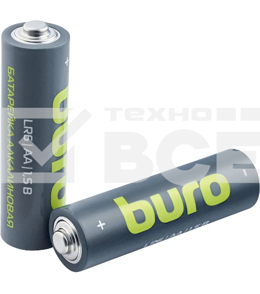 Батарея Buro Alkaline LR6 AA 2900mAh (20шт) коробка