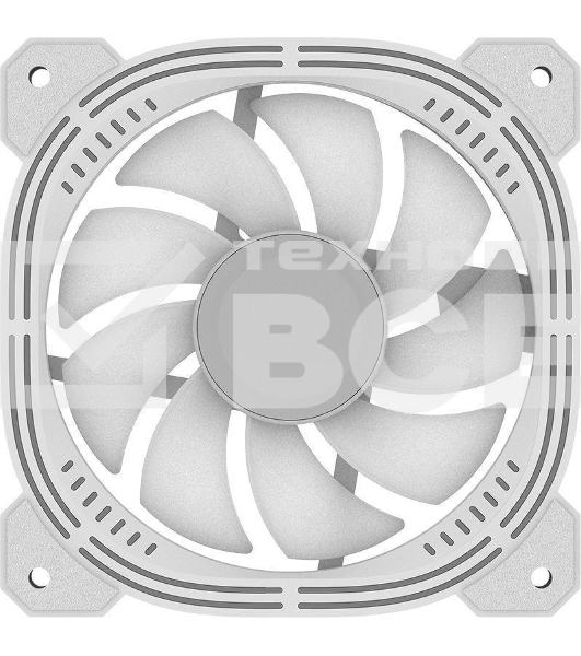 Вентилятор для корпуса Formula Nulight 12WH ARPW Reverse ARGB белый, 120 мм, 1500 об/мин, 25.34 дБ, 4 pin