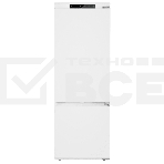 Встраиваемый холодильник Maunfeld MBF17754NFWHGR LUX Inverter белый двухкамерный 179/66 л морозилка снизу, NoFrost, фото8