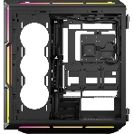 Корпус без блока питания Case Corsair iCUE LINK 5000T LX RGB, Midi-Tower, TG, 3x120мм RGB, 4xUSB-A 3.2, 1xUSB 3.2 Type-C, E-ATX, ATX, mATX, mITX Black, фото8