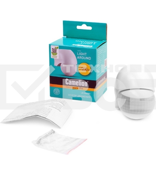 Электронный сенсор включения освещения Camelion (10979) LX-454/WH белый
