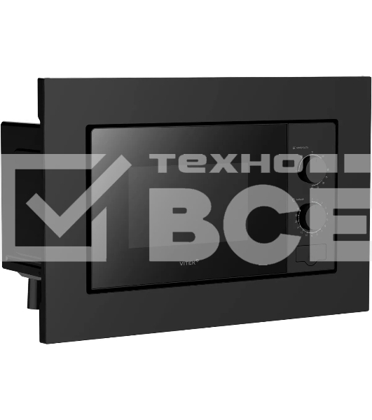 Встраиваемая микроволновая печь Vitek VBMW 2030 BG 20л. 700Вт серый
